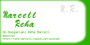 marcell reha business card